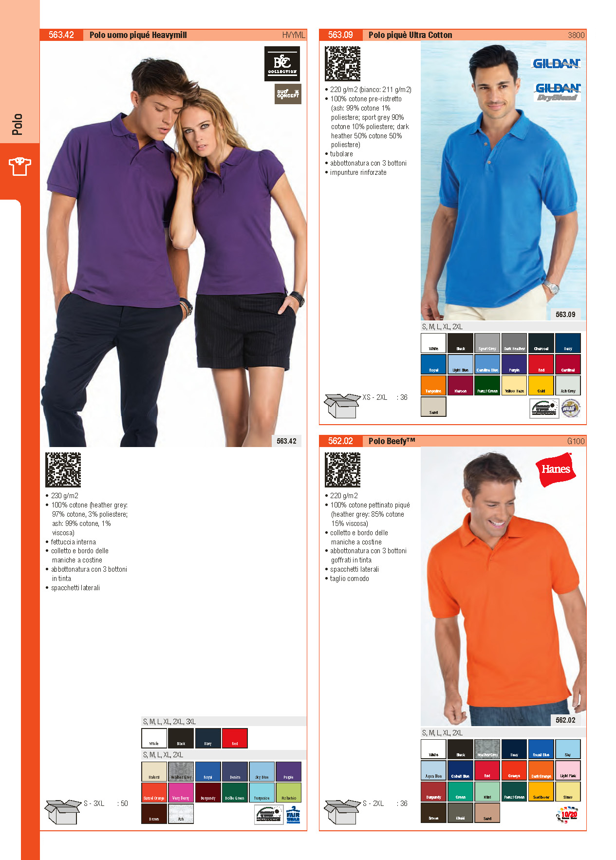 Polo Gildan piqu Ultra Cotton, Polo Hanes Beefy