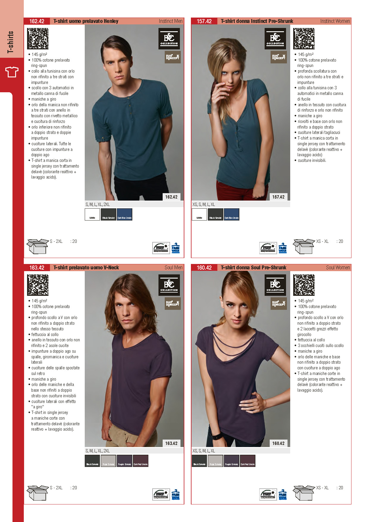Tshirt B&C Instinct, B&C Soul