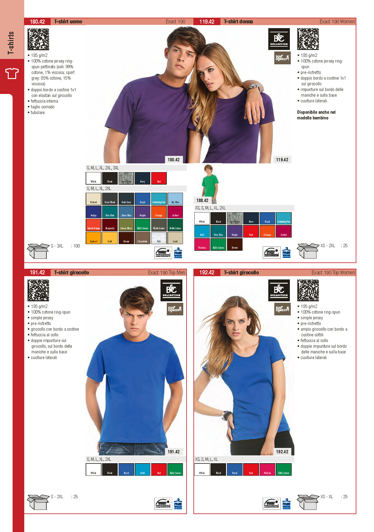Tshirt B&C Exact